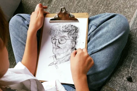 tekening kleermakerszit