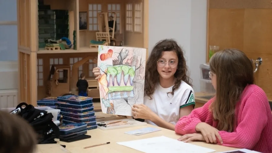 Leren Met En Van Elkaar Foto Maria Van Der Heyden